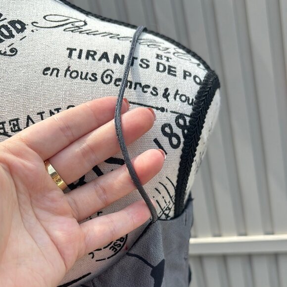 Vintage Y2K Silk Blend Guess Collection Gray Floral Corset Style Blouse Cami Top - Picture 8 of 12